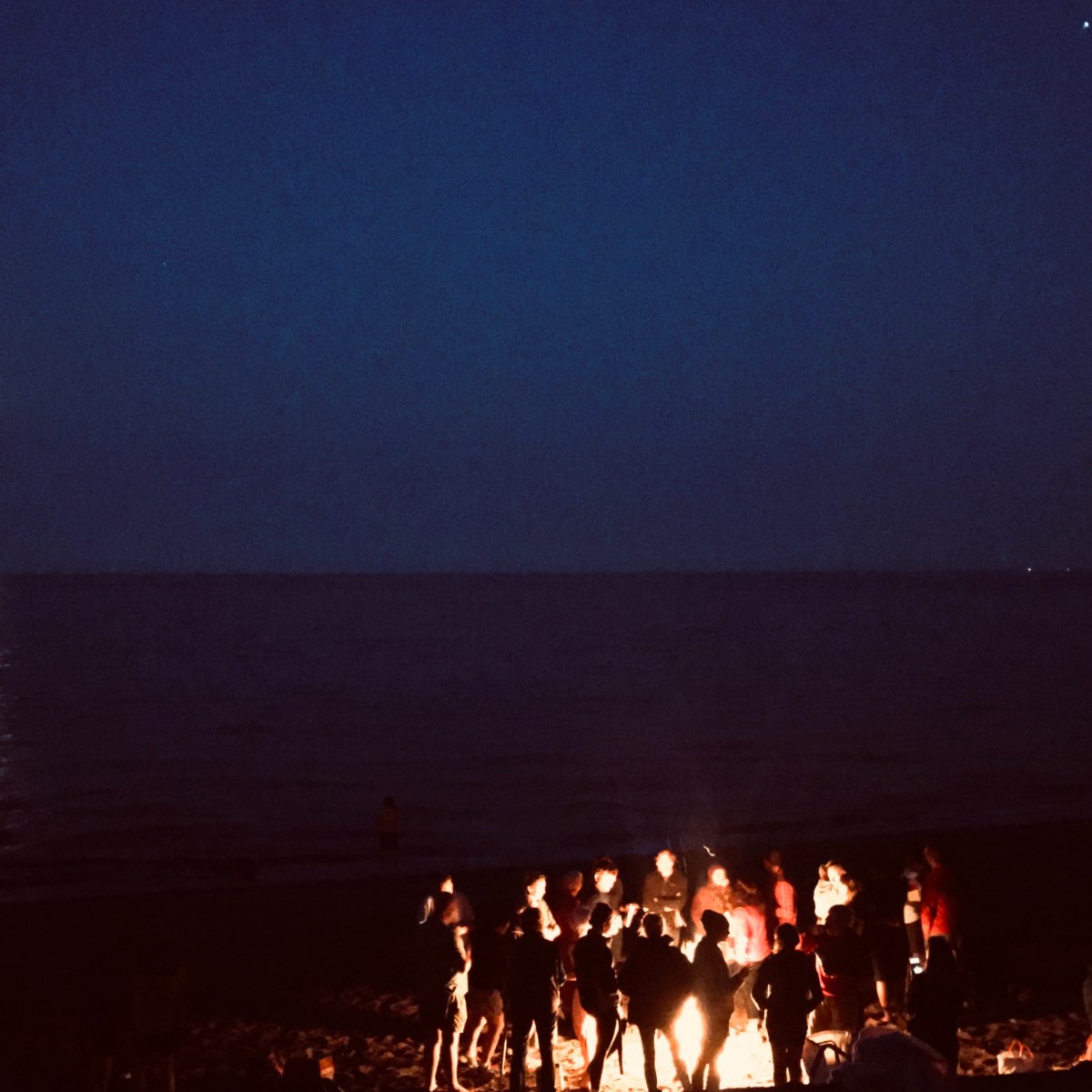 Night swimming in night&nbsp;glow